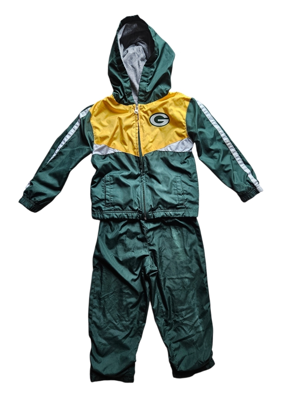 Green Bay Packers Toddler Tracksuit Set - Hoodie & Joggers Nfl Team Apparel 4T